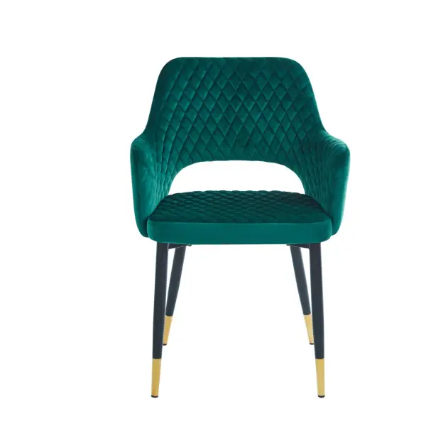 Krzesło tapicerowane zielone K3-FX przód